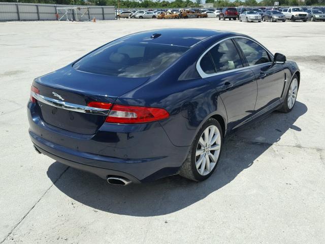 SAJWA0GB2ALR56306 - 2010 JAGUAR XF PREMIUM BLUE photo 4