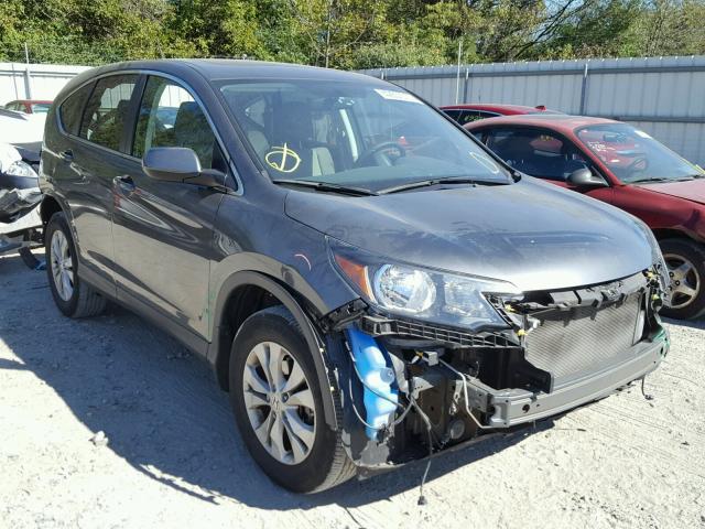 2HKRM4H55EH723890 - 2014 HONDA CR-V GRAY photo 1