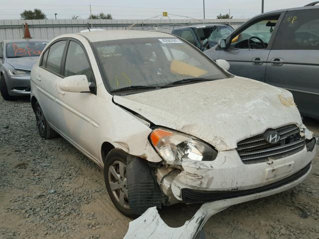 KMHCN46C09U370406 - 2009 HYUNDAI ACCENT GLS WHITE photo 1