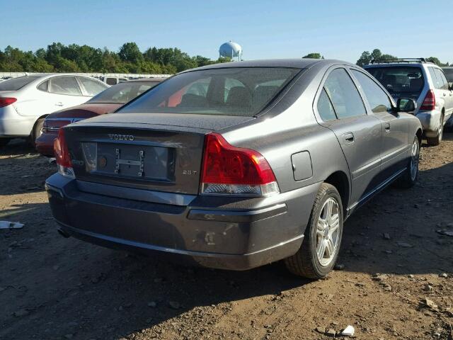 YV1RS592182698146 - 2008 VOLVO S60 GRAY photo 4