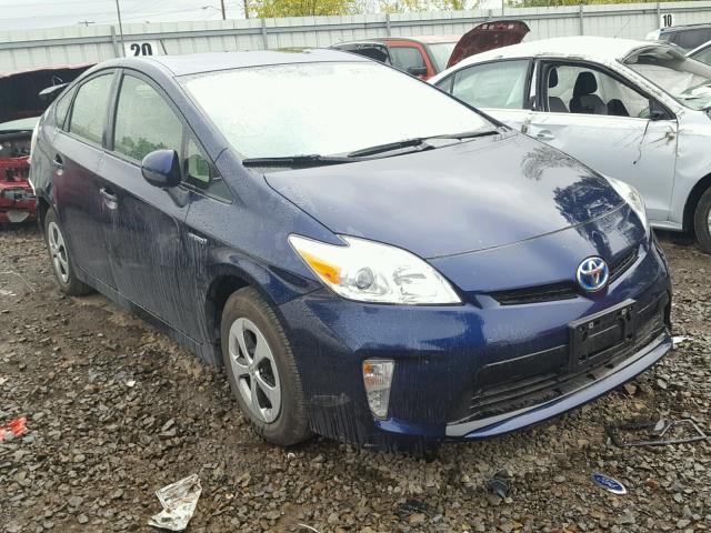 JTDKN3DU9F1928272 - 2015 TOYOTA PRIUS 蓝色 照片 1