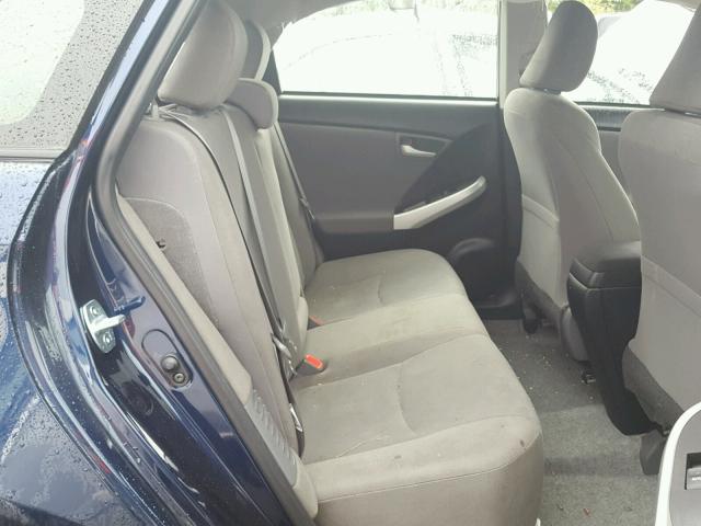 JTDKN3DU9F1928272 - 2015 TOYOTA PRIUS 蓝色 照片 6