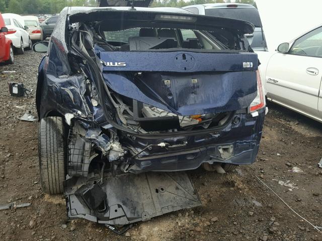 JTDKN3DU9F1928272 - 2015 TOYOTA PRIUS 蓝色 照片 9