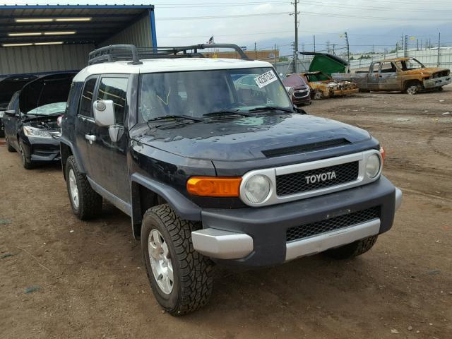 JTEBU11F770081803 - 2007 TOYOTA FJ CRUISER BLACK photo 1