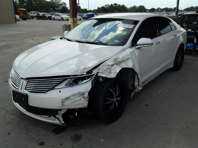 3LN6L2GK2DR806413 - 2013 LINCOLN MKZ Սպիտակ լուսանկար 2