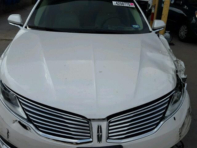 3LN6L2GK2DR806413 - 2013 LINCOLN MKZ Սպիտակ լուսանկար 7