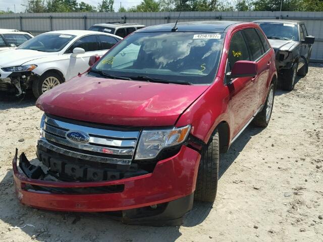 2FMDK4KC5ABB02173 - 2010 FORD EDGE LIMIT RED photo 2