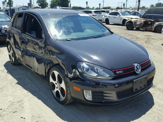 WVWHD7AJ1CW325166 - 2012 VOLKSWAGEN GTI BLACK photo 1