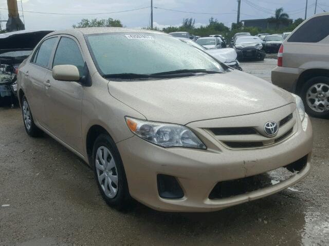 2T1BU4EEXCC888128 - 2012 TOYOTA COROLLA BA GOLD photo 1