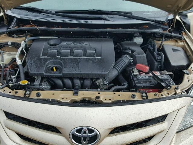 2T1BU4EEXCC888128 - 2012 TOYOTA COROLLA BA GOLD photo 7