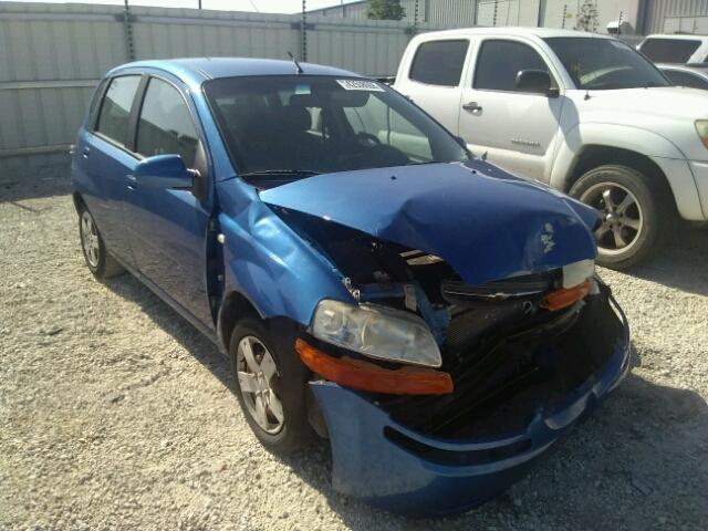 KL1TD66687B749781 - 2007 CHEVROLET AVEO BASE Mavi foto 1