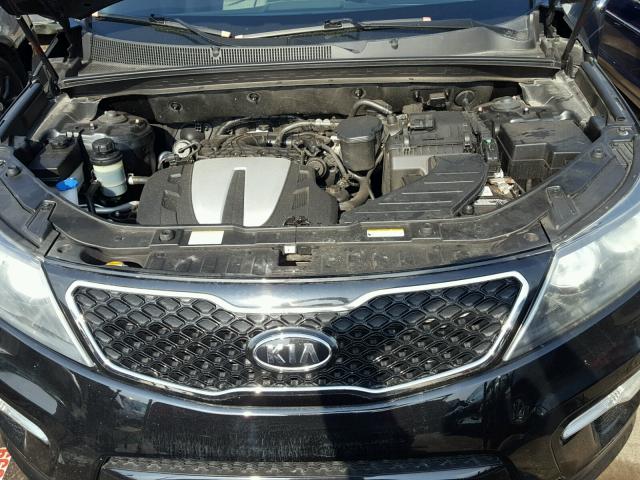 5XYKWDA24BG099448 - 2011 KIA SORENTO SX BLACK photo 7