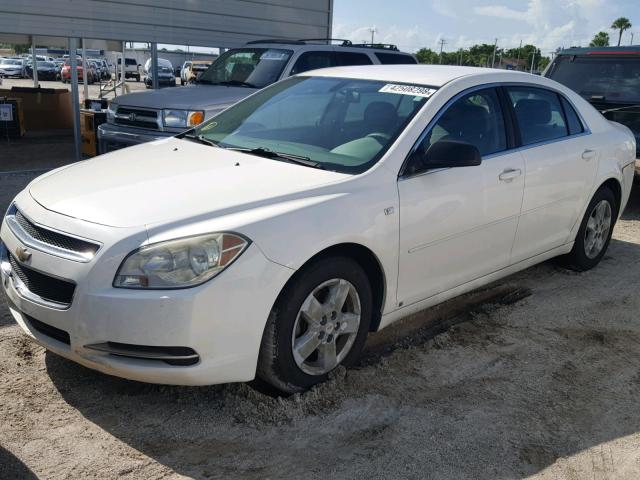 1G1ZG57B78F189626 - 2008 CHEVROLET MALIBU LS თეთრი ფოტო 2
