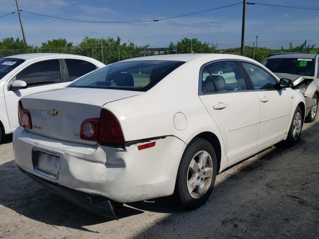 1G1ZG57B78F189626 - 2008 CHEVROLET MALIBU LS თეთრი ფოტო 4