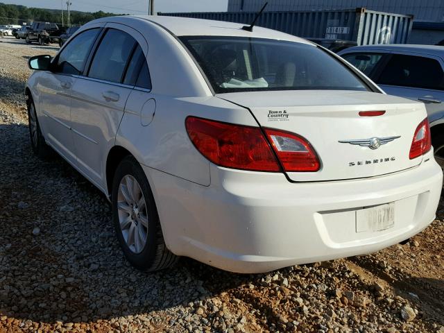 1C3CC5FB1AN233839 - 2010 CHRYSLER SEBRING LI WHITE photo 3