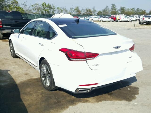 KMHGN4JE8FU072661 - 2015 HYUNDAI GENESIS WHITE photo 3