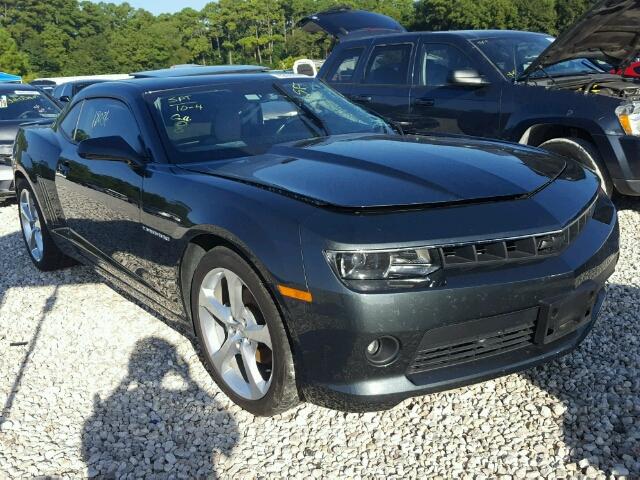 2G1FD1E31F9307952 - 2015 CHEVROLET CAMARO CHARCOAL photo 1