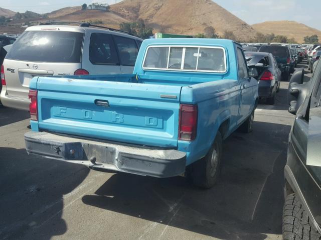 1FTBR10A2FUA76592 - 1985 FORD RANGER BLUE photo 4