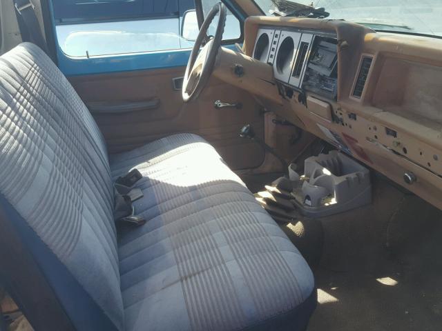 1FTBR10A2FUA76592 - 1985 FORD RANGER BLUE photo 5