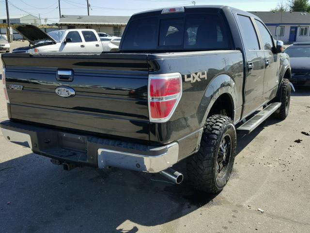 1FTFW1ET7BKE02820 - 2011 FORD F150 SUPER BLACK photo 4