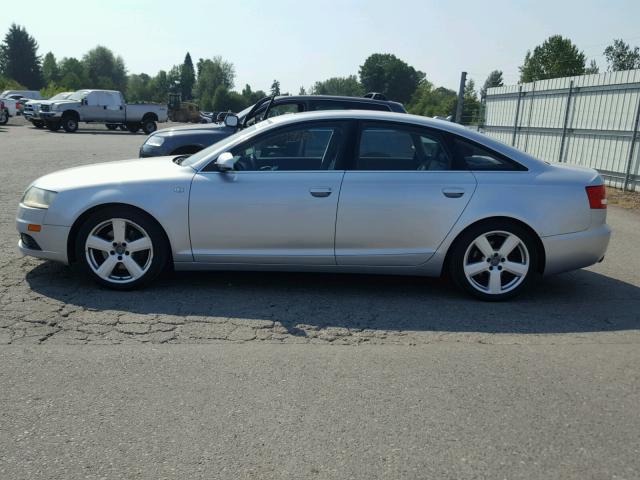 WAUEG74F26N057852 - 2006 AUDI A6 S-LINE SILVER photo 9