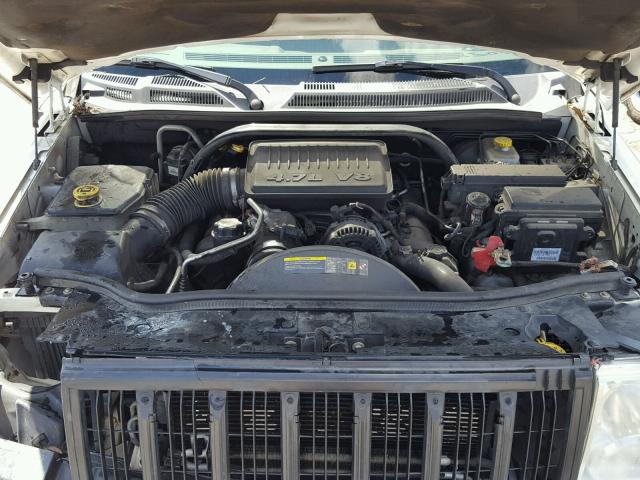 1J8HH48N86C332609 - 2006 JEEP COMMANDER WHITE photo 7