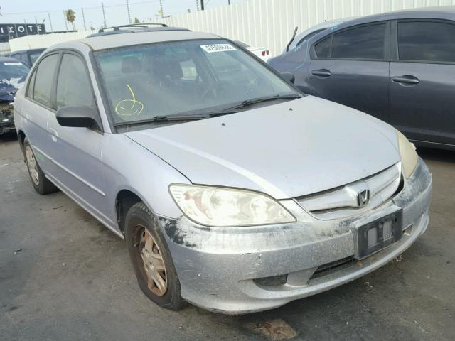 1HGEN26594L000218 - 2004 HONDA CIVIC GX SILVER photo 1