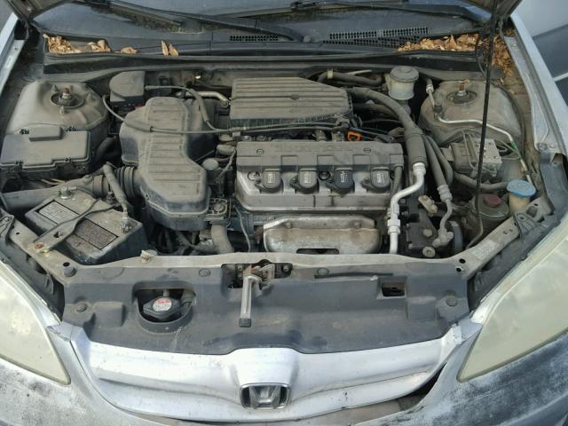 1HGEN26594L000218 - 2004 HONDA CIVIC GX SILVER photo 7