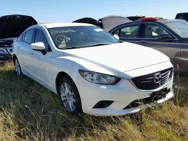 JM1GJ1U57E1100864 - 2014 MAZDA 6 WHITE photo 1