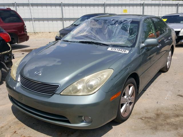 JTHBA30G655068350 - 2005 LEXUS ES 330 GRAY photo 2