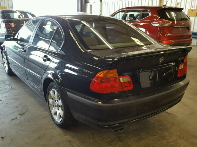 WBAAM3338XCA81371 - 1999 BMW 323I BLACK photo 3