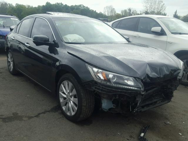 1HGCR2F88DA024818 - 2013 HONDA ACCORD EXL BLACK photo 1