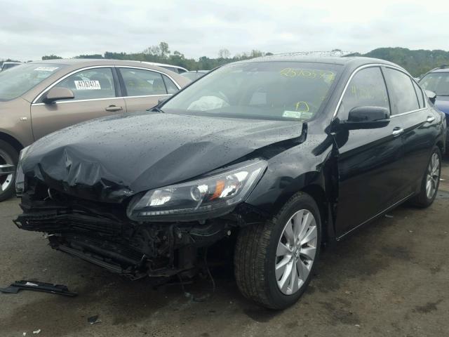 1HGCR2F88DA024818 - 2013 HONDA ACCORD EXL BLACK photo 2