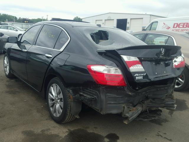1HGCR2F88DA024818 - 2013 HONDA ACCORD EXL BLACK photo 3