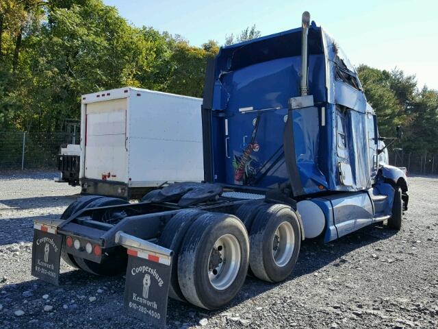 1XKAD49X8GJ102025 - 2016 KENWORTH CONSTRUCTI BLUE photo 4