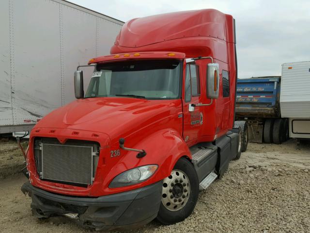 3HSDJSJR6DN603806 - 2013 INTERNATIONAL PROSTAR أحمر صورة 2