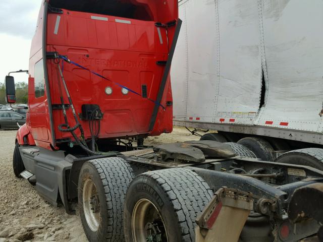 3HSDJSJR6DN603806 - 2013 INTERNATIONAL PROSTAR أحمر صورة 3