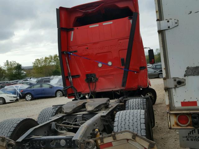 3HSDJSJR6DN603806 - 2013 INTERNATIONAL PROSTAR أحمر صورة 4
