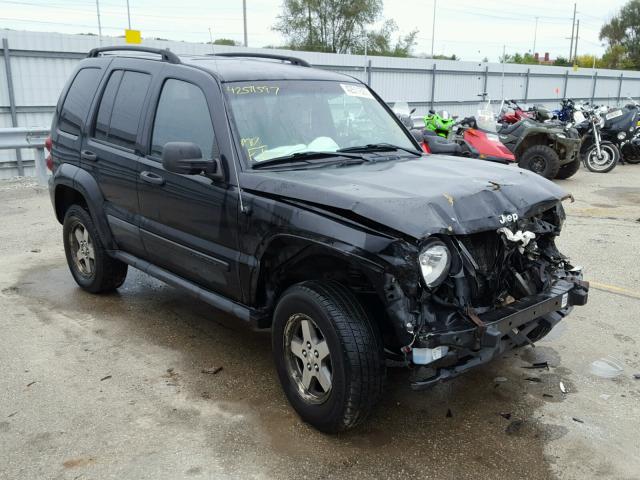1J4GL38K05W684656 - 2005 JEEP LIBERTY RE BEIGE photo 1