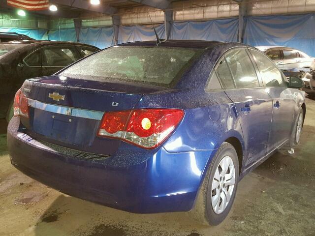 1G1PA5SH2D7141654 - 2013 CHEVROLET CRUZE LS BLUE photo 4