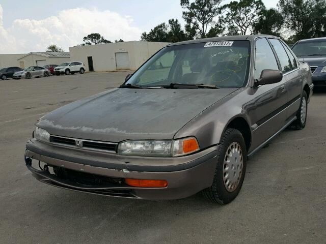 1HGCB7657NA126619 - 1992 HONDA ACCORD GRAY photo 2