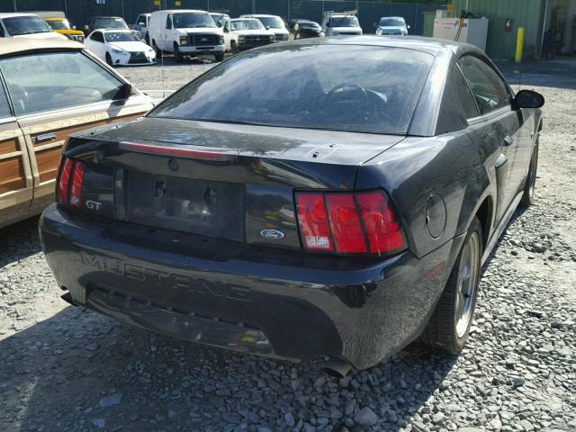 1FAFP42X02F210563 - 2002 FORD MUSTANG GT BLACK photo 4