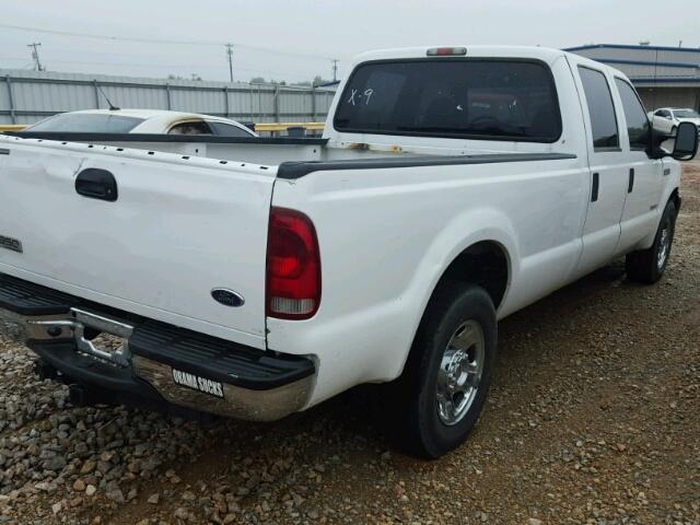 1FTWW30P26ED44870 - 2006 FORD F350 WHITE photo 4