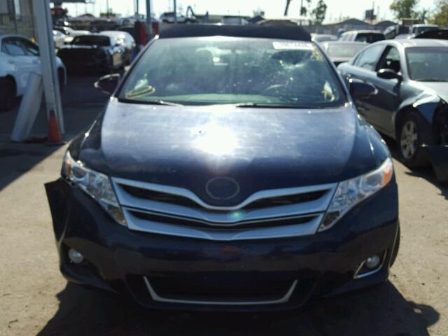 4T3ZA3BB4FU097180 - 2015 TOYOTA VENZA LE BLUE photo 9