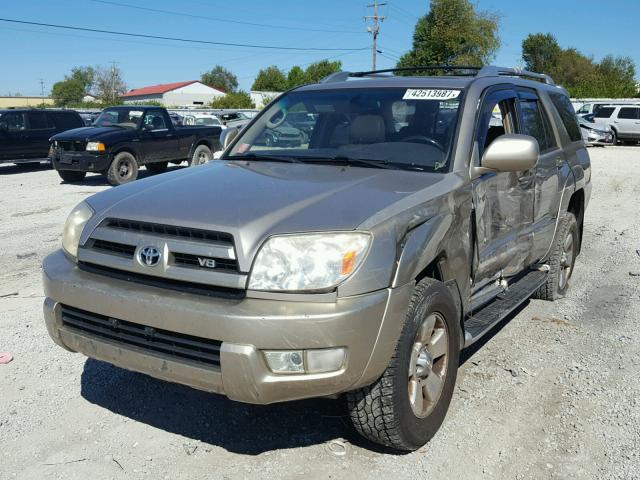 JTEBT17R240040155 - 2004 TOYOTA 4RUNNER LI BROWN photo 2