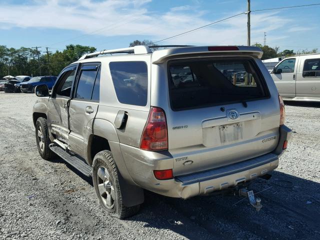 JTEBT17R240040155 - 2004 TOYOTA 4RUNNER LI BROWN photo 3