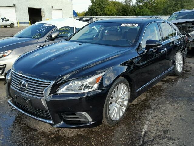 JTHCL5EF3E5022288 - 2014 LEXUS LS BLACK photo 2