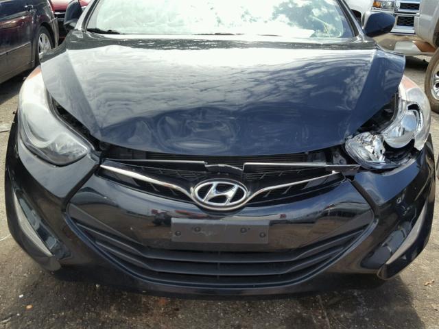 KMHDH6AE7DU023499 - 2013 HYUNDAI ELANTRA CO BLACK photo 9