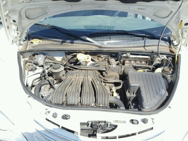 3A4GY5F94AT132445 - 2010 CHRYSLER PT CRUISER WHITE photo 7