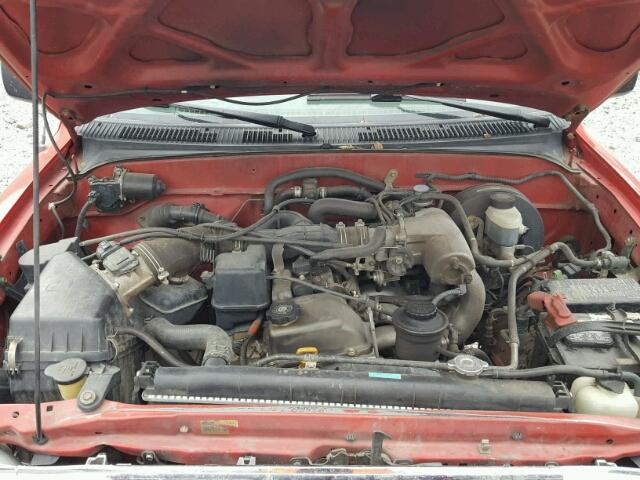 5TEGM92N12Z884582 - 2002 TOYOTA TACOMA DOU RED photo 7